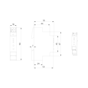 BEG 90404 Netzteil   LAN-IF/KNXs REG 