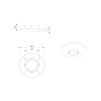 BEG Abdeckring für PD9, silber     92346 