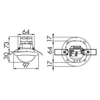 BEG Luxomat Einbau Präsenzmelder   92444 