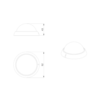 BEG 92195 Ersatz-Linse transparent 92195 