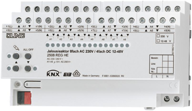 JG KNX Jalousieaktor 8fach    2508 REGHE 