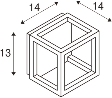 SLV QUADRULO LED CL Outdoor      1005202 