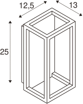 SLV QUADRULO LED WL Outdoor      1005201 