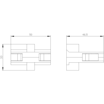 Siemens 3RA19542A Mech.Verriegelung 