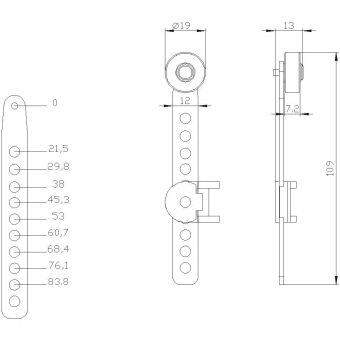 Siemens 3SE50000AA60 Längenverstellbarer 