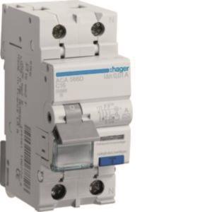 Hager Fi-LS 1P+N 10kA C-16A 10mA ACA566D 