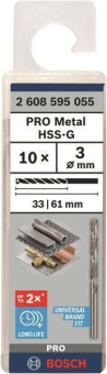 Bosch 10Metallbohrer HSS-G    2608595055 