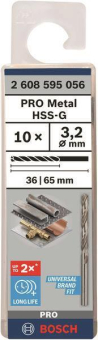 Bosch 10Metallbohrer HSS-G    2608595056 