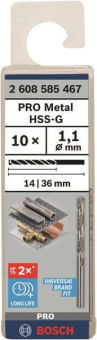Bosch 10Metallbohrer HSS-G    2608585467 
