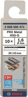 Bosch 10Metallbohrer HSS-G    2608585471 
