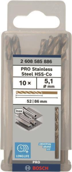 Bosch 10Metallbohrer HSS-Co   2608585886 