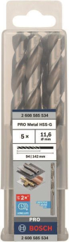 Bosch 5Metallbohrer HSS-G DIN 2608585534 