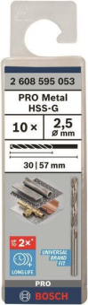 Bosch 10Metallbohrer HSS-G    2608595053 