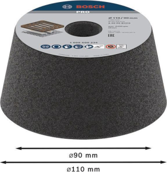 Bosch Schleiftopf konisch     1608600234 