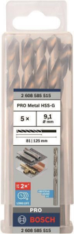 Bosch 5Metallbohrer HSS-G DIN 2608585515 