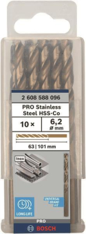 Bosch 10Metallbohrer HSS-Co   2608588096 