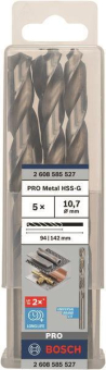 Bosch 5Metallbohrer HSS-G DIN 2608585527 