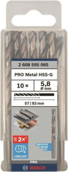 Bosch 10Metallbohrer HSS-G    2608595065 