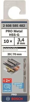 Bosch 10Metallbohrer HSS-G    2608585482 