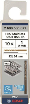 Bosch 10Metallbohrer HSS-Co   2608585872 