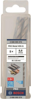 Bosch 5Metallbohrer HSS-G DIN 2608595074 