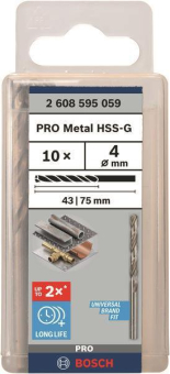 Bosch 10Metallbohrer HSS-G    2608595059 