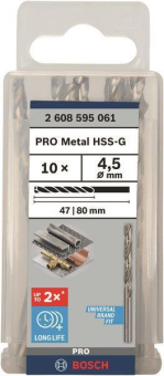 Bosch 10Metallbohrer HSS-G    2608595061 
