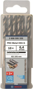 Bosch 10Metallbohrer HSS-G    2608595335 