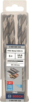 Bosch 5Metallbohrer HSS-G DIN 2608585528 