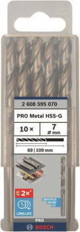 Bosch 10Metallbohrer HSS-G    2608595070 