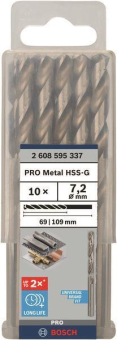 Bosch 10Metallbohrer HSS-G    2608595337 
