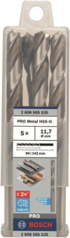 Bosch 5Metallbohrer HSS-G DIN 2608585535 
