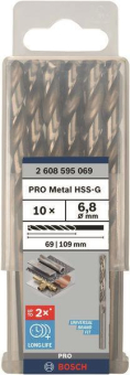 Bosch 10Metallbohrer HSS-G    2608595069 