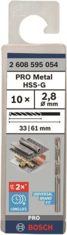 Bosch 10Metallbohrer HSS-G    2608595054 