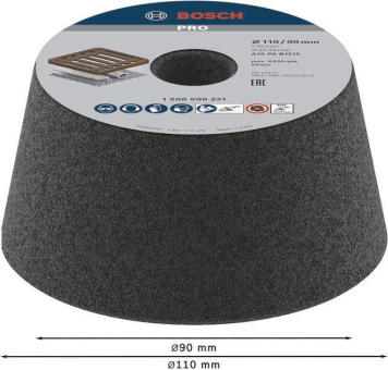 Bosch Schleiftopf konisch     1608600231 