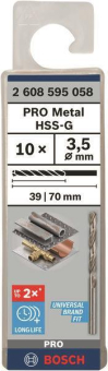 Bosch 10Metallbohrer HSS-G    2608595058 