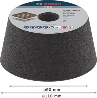 Bosch Schleiftopf konisch     1608600232 