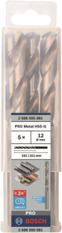 Bosch 5Metallbohrer HSS-G DIN 2608595081 