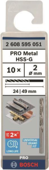 Bosch 10Metallbohrer HSS-G    2608595051 