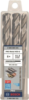 Bosch 5Metallbohrer HSS-G DIN 2608585531 