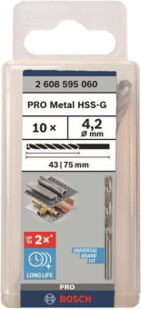 Bosch 10Metallbohrer HSS-G    2608595060 