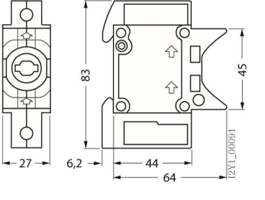 Siemens 5SG1301 NEOZED-Sicherungssockel 