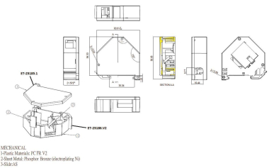 EFB RJ45 Keystonehalter 1f   ET-25186.V2 