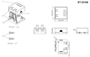EFB Keystone Verteilerbox AP    ET-25168 