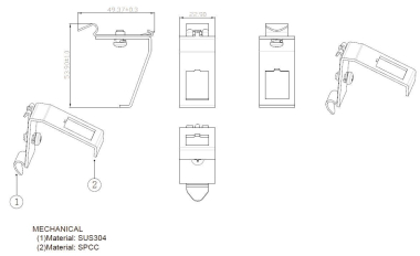 EFB Hutschienenadapter       ET-25184.V2 