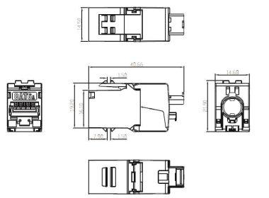 EFB INFRALAN  RJ45         IKS-6A-PVP-12 