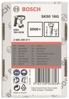 Bosch 2608200511         1,2/18G-SENKKOP 