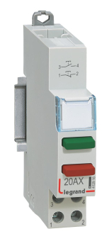 Legrand 412916 CX3 Taster 20A 1S grün 