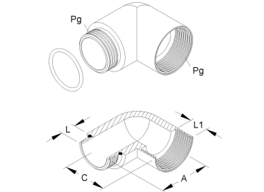 Hellermann T18R-PA66W-BK(100) 