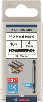 Bosch 10Doppelendbohrer HSS-G 2608597588 
